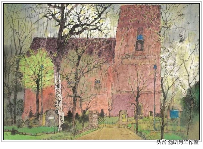 卢禹舜中国画欣赏,卢禹舜先生山水画创作