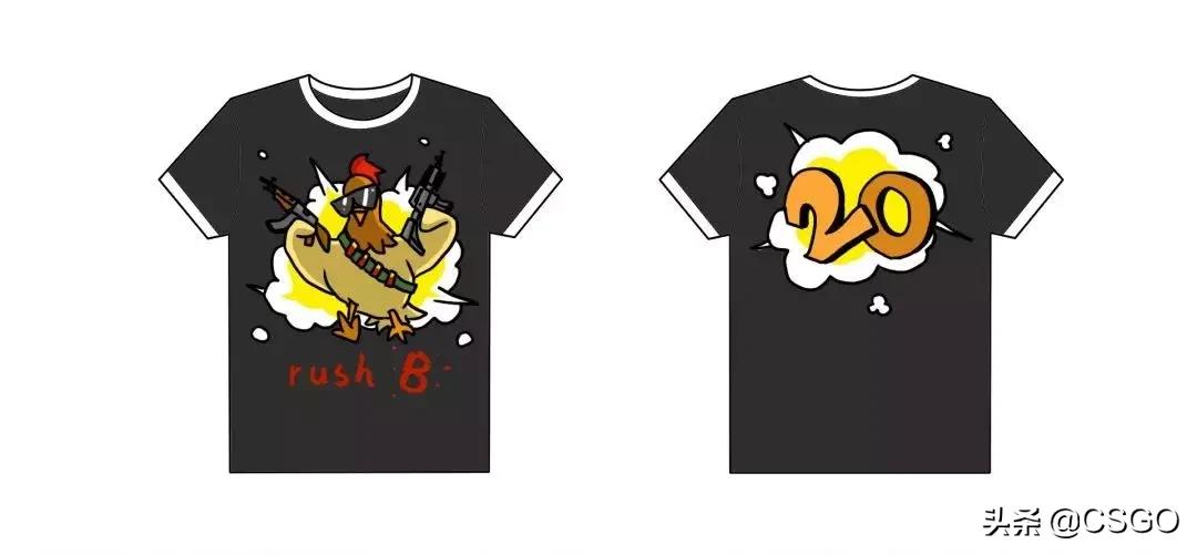 还有孙宝迪和永不鸽播？CS20周年T恤设计大赛作品第二弹