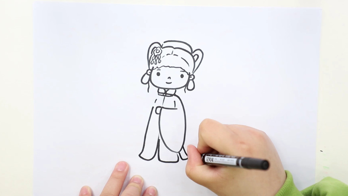 古代公主怎么画简单又漂亮的步骤,古代公主怎么画简单三年级