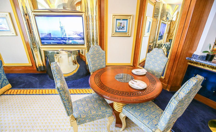 迪拜帆船酒店房间高清,迪拜帆船酒店最豪华的套房