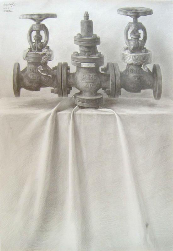 素描教程静物组合,中学生素描技巧入门静物素描