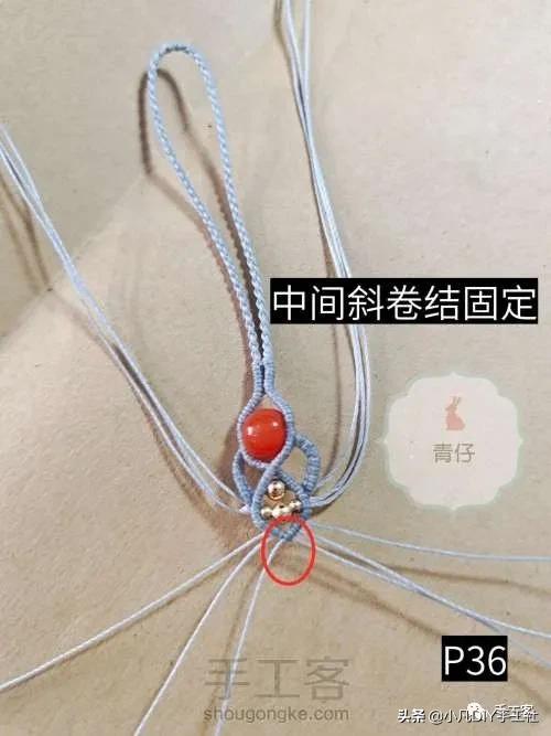 简单易学的手机链制作教程,手机链最新款教程