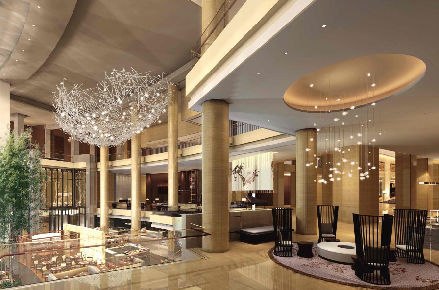 西南星级酒店设计效果图,成都酒店设计效果图
