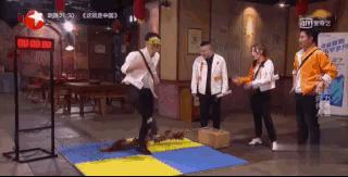 极限挑战张艺兴迪丽热巴蒙眼游戏,极限挑战迪丽热巴张艺兴短视频