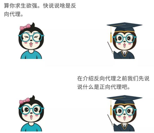 漫话|如何给女朋友解释反向代理？