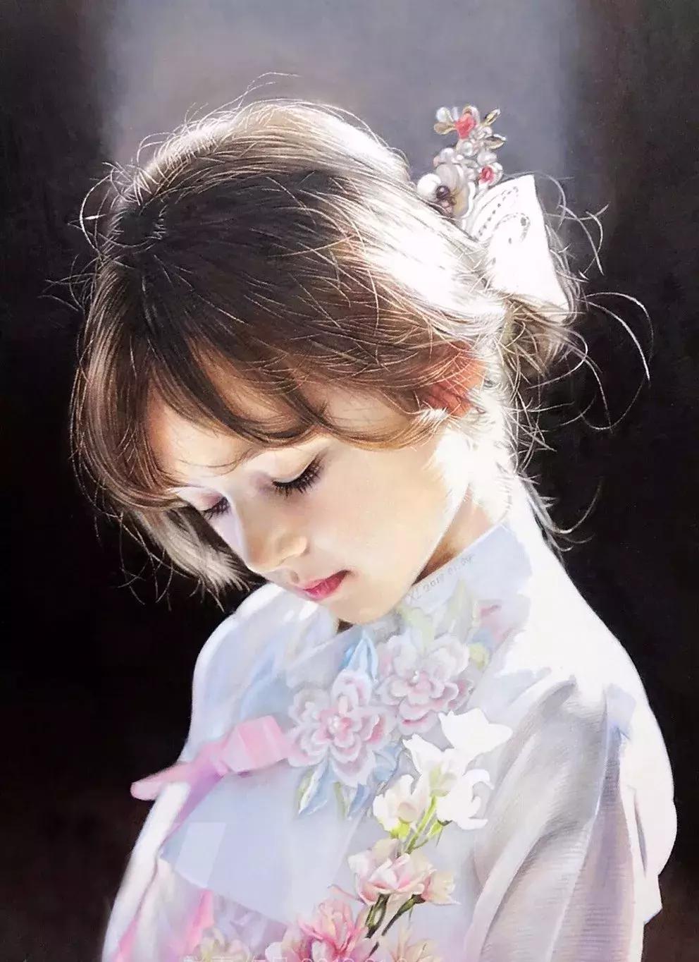 写实彩铅画,超好看素描画迪丽热巴