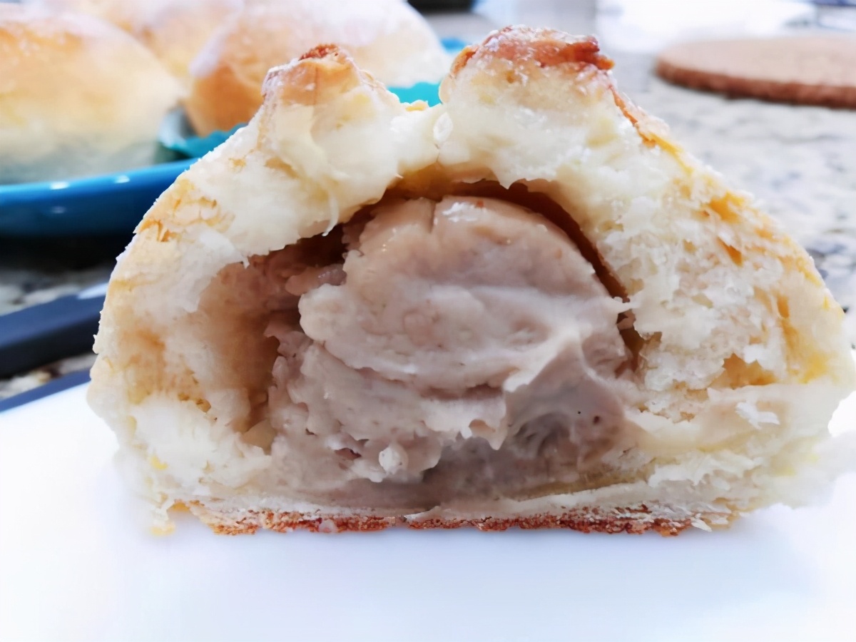 栗子奶黄包,栗子包芝士