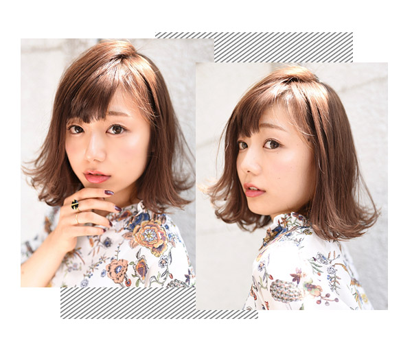 大圆脸空气刘海内扣中长发,圆脸齐刘海中长发适合什么发型