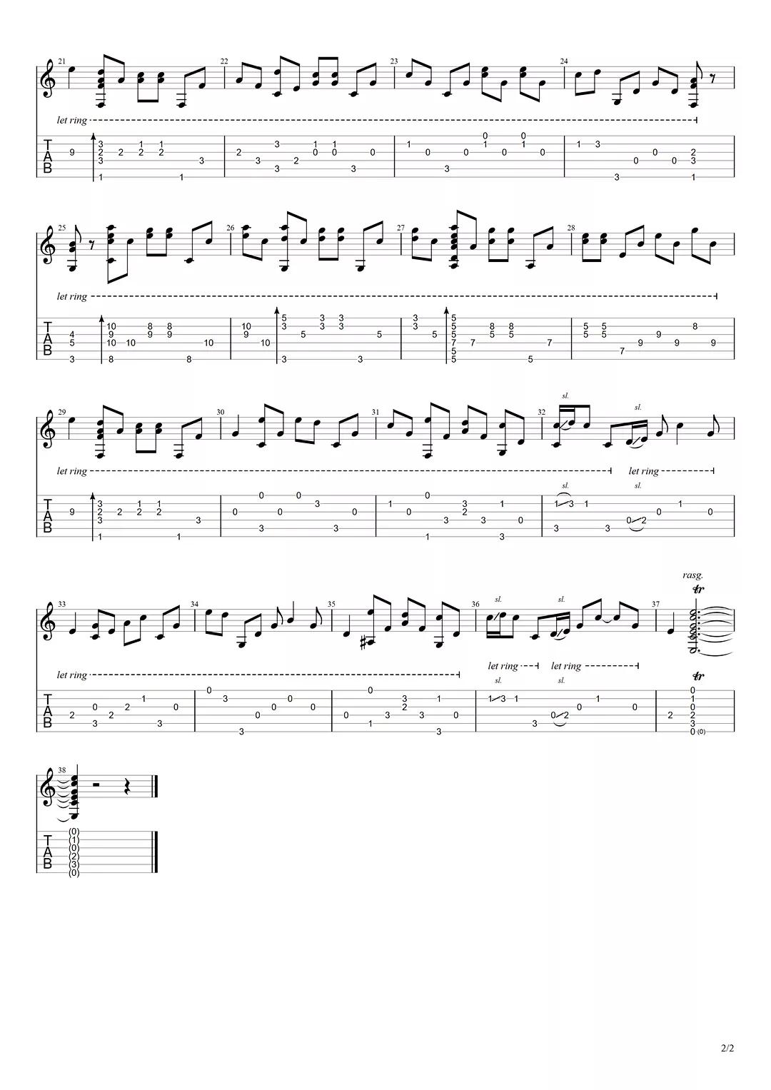 适合初学者的吉他最简单谱子,有哪些适合新手学的吉他曲