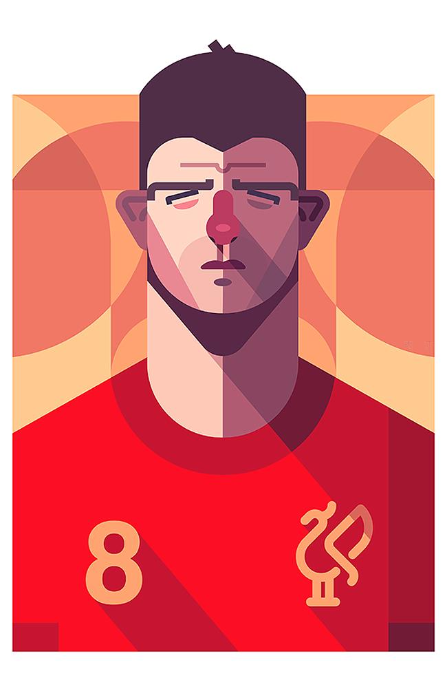 埃德蒙杜拉克插画作品,nba球星艺术插画