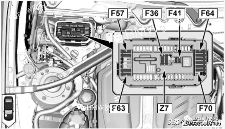 宝马点烟器保险丝标志图,宝马525li点烟器保险丝位置