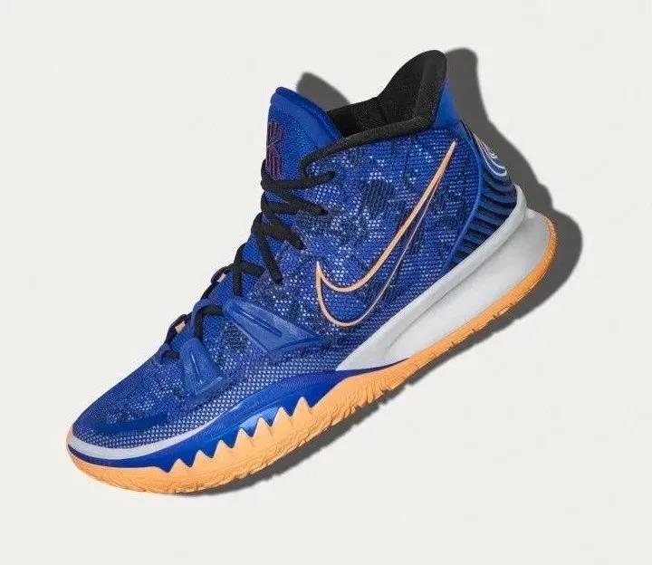 nba欧文7黑白上脚,欧文上脚欧文7全部配色全身照