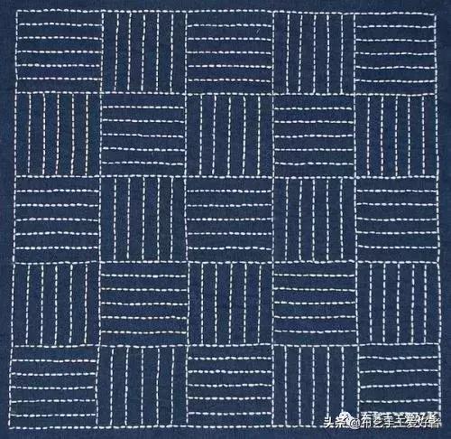 刺子绣布艺纸巾袋教程,布艺刺子绣小包50款