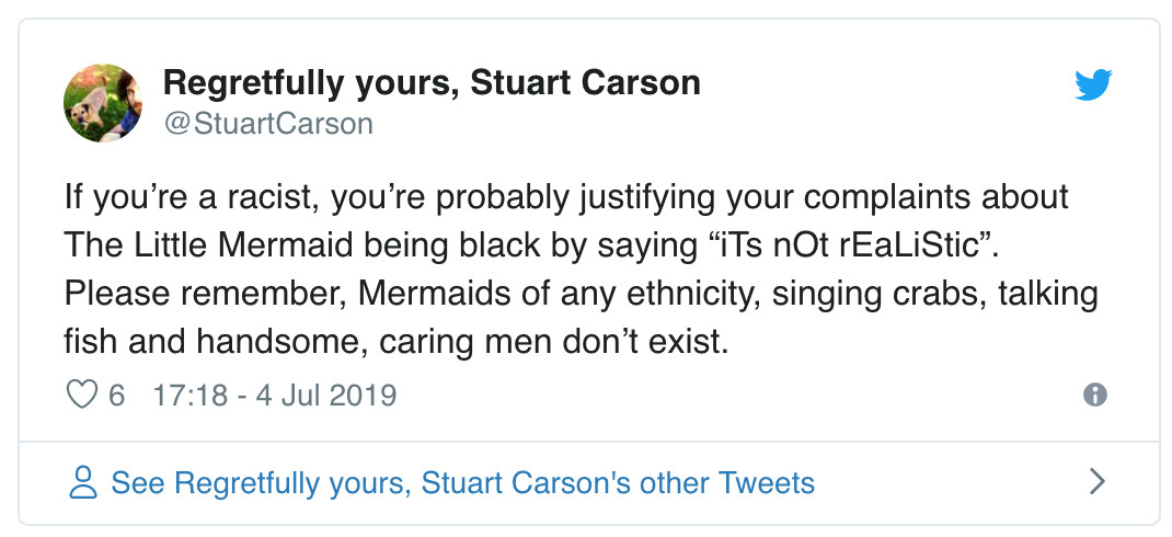 黑人饰演《小美人鱼》引争议！大神泡面修复破损物