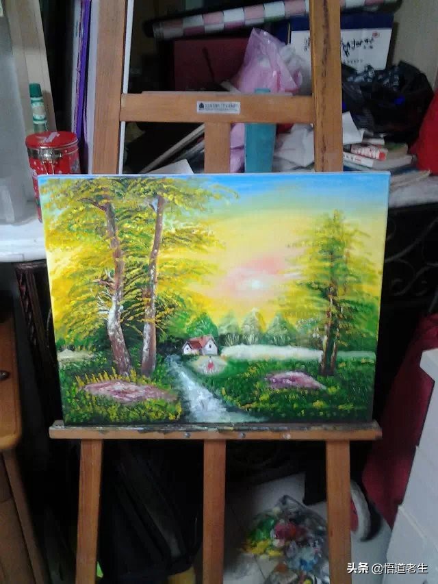 从零开始学会画简单的油画,一日一画零基础油画入门