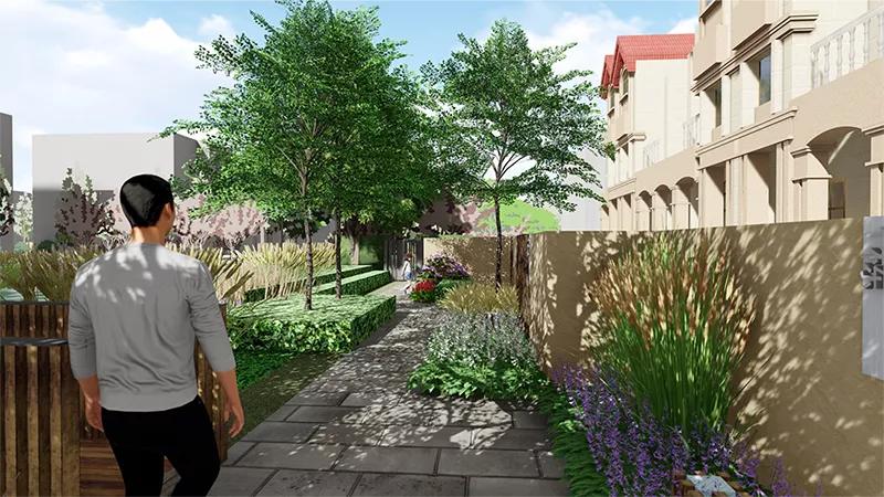 打造小区景观设计,简单住宅装修设计案例大全