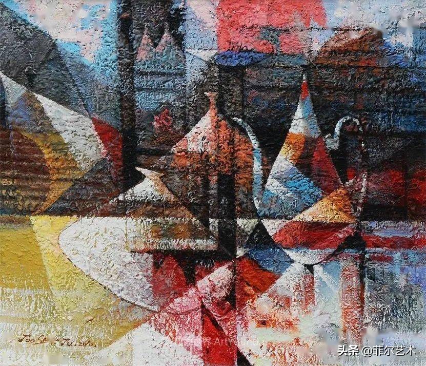 韩国画家朱世柱的作品非常出色,温暖、音乐和神秘