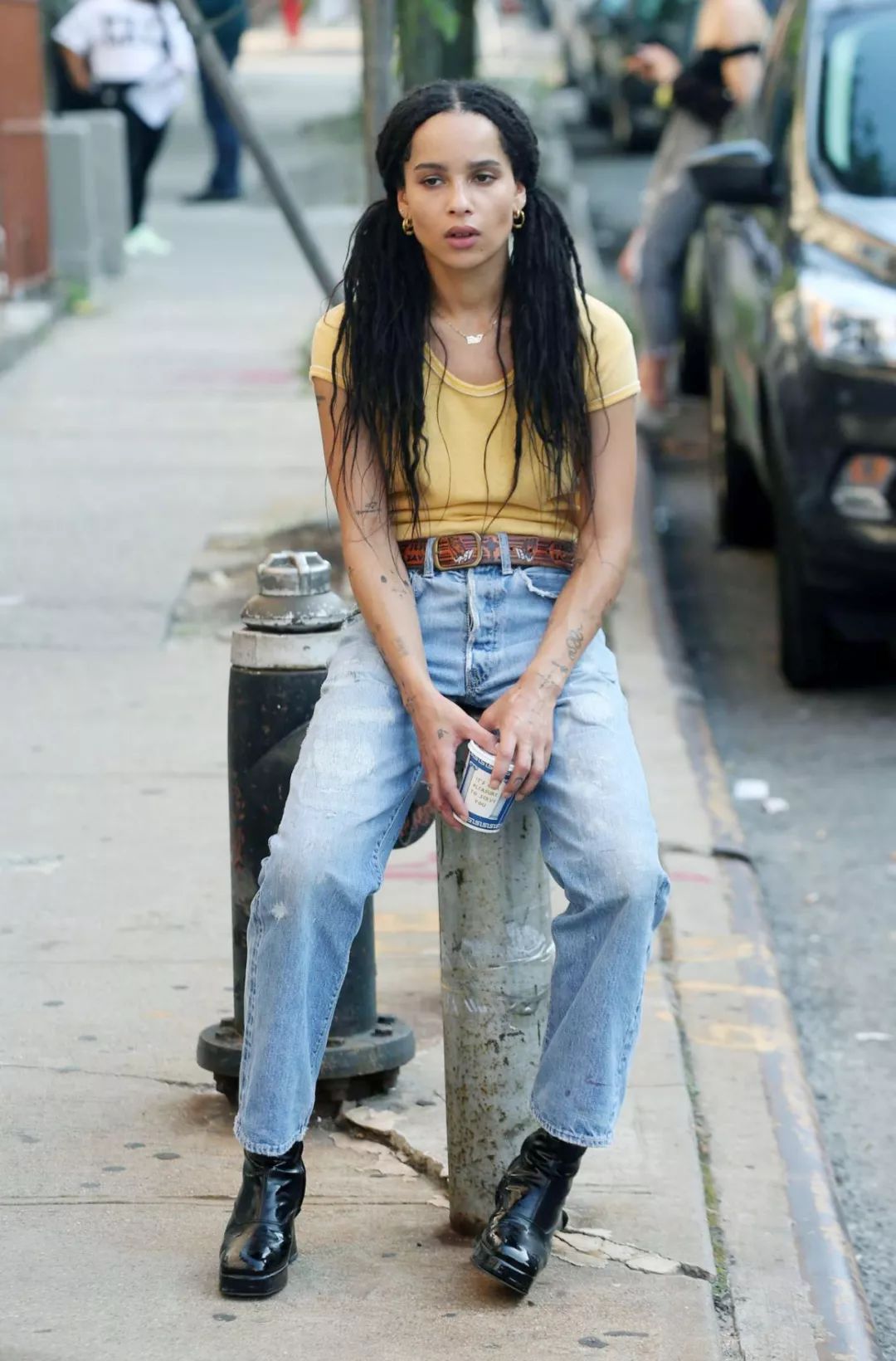 女明星夏季清爽干净穿搭,女明星穿着很清新