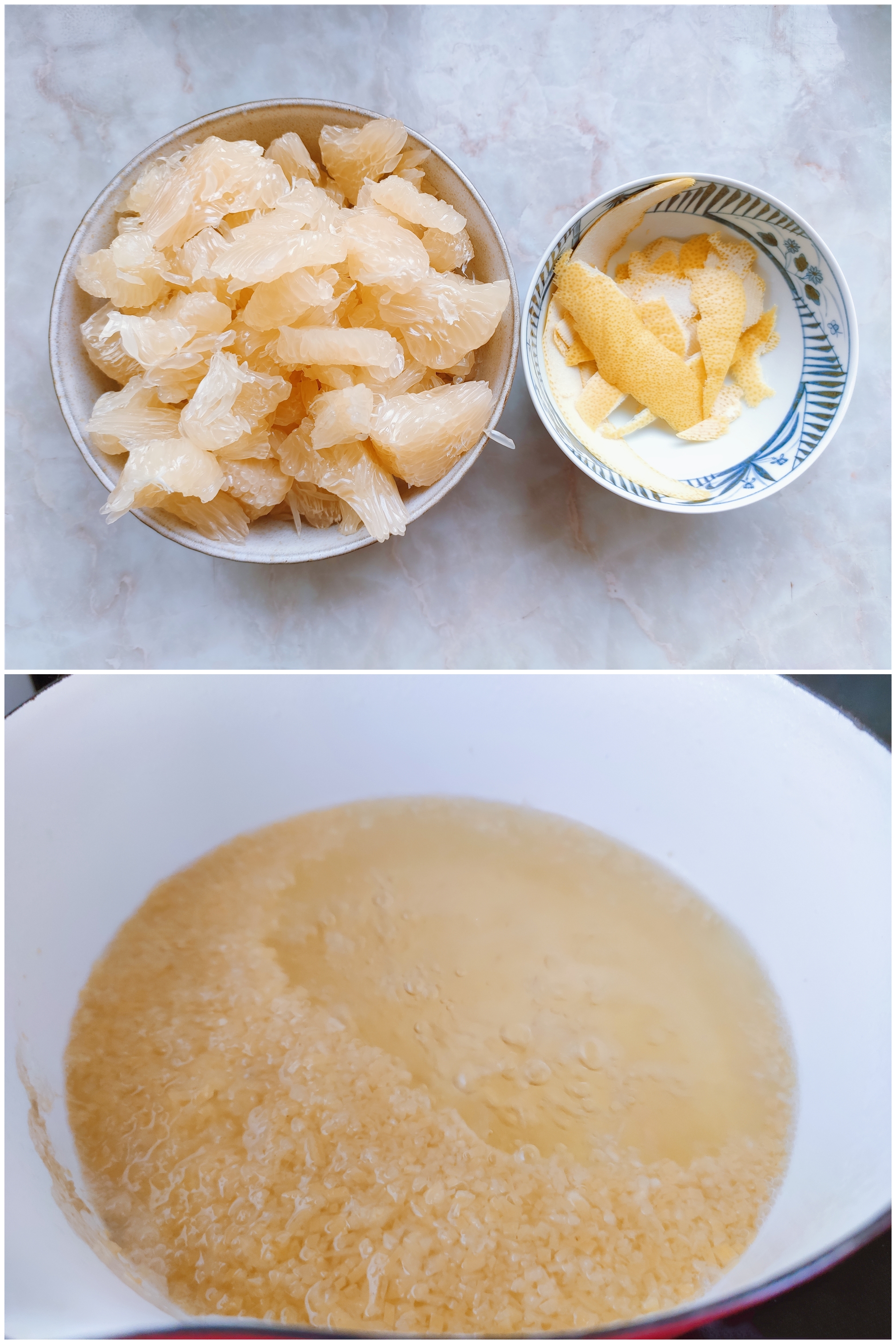 柚子吃不完做成蜂蜜柚子茶冬天,柚子果肉特别苦怎么做蜂蜜柚子茶