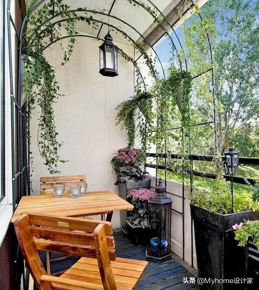 超好看的阳台装修,8米长超长阳台怎么装修好看