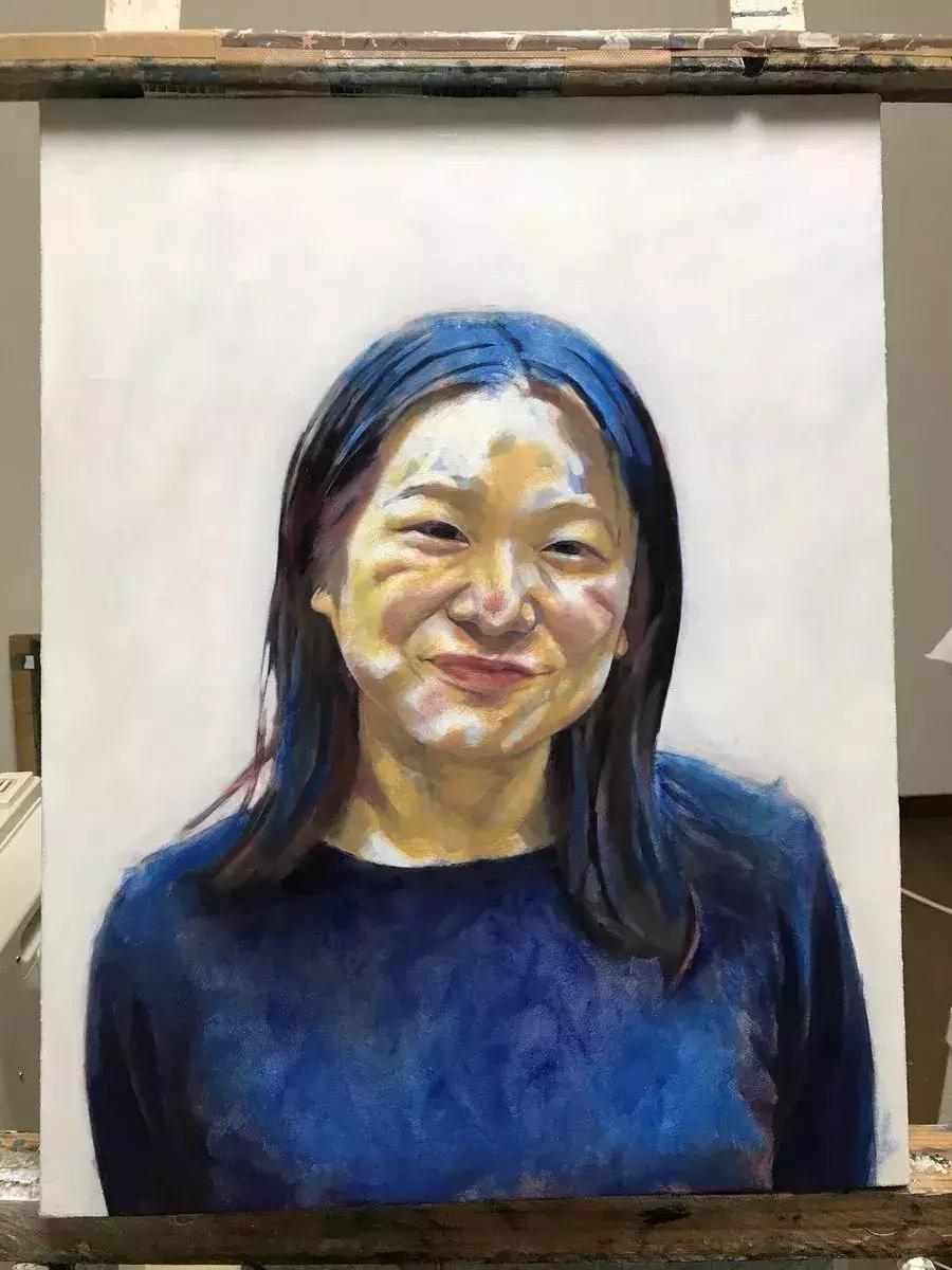 冷军超写实绘画是怎么画出来的,中国媲美冷军的超写实人物画家