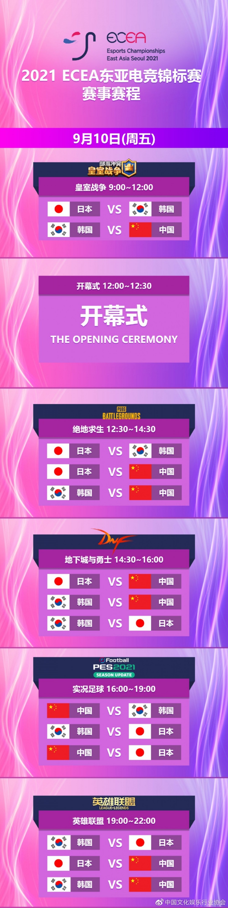 2021ecea东亚电竞锦标赛决赛,ecea东亚电竞锦标赛名单