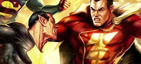 道恩强森上演黑沙赞,黑亚当vs雷霆沙赞