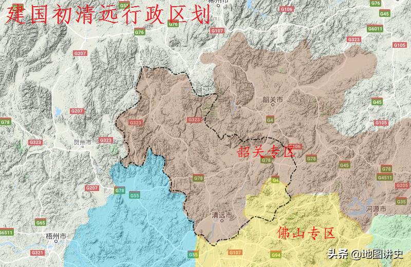 清远各个区的简介,广东清远行政区划