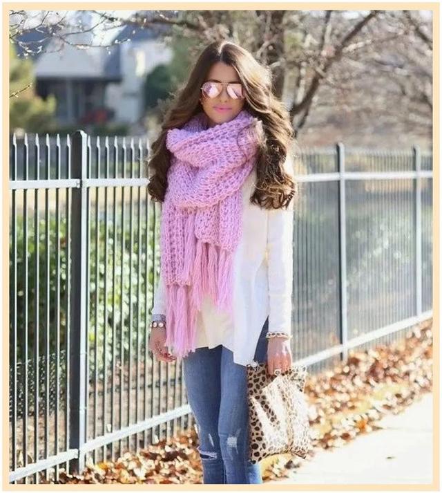 围巾的7种系法,围巾的七种系法每天不重样