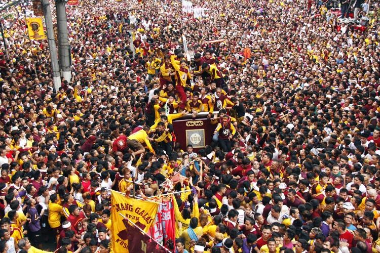 马尼拉黑耶稣 (马尼拉黑耶稣节路线)