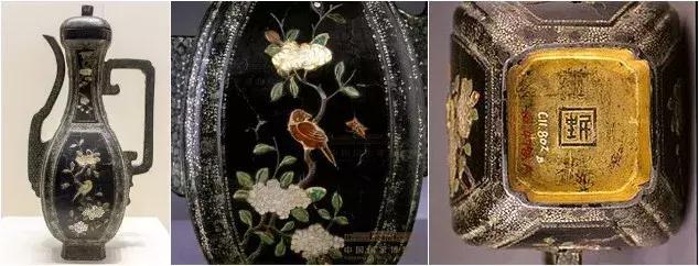 90年代镶嵌螺钿工艺,螺钿镶嵌玉盘