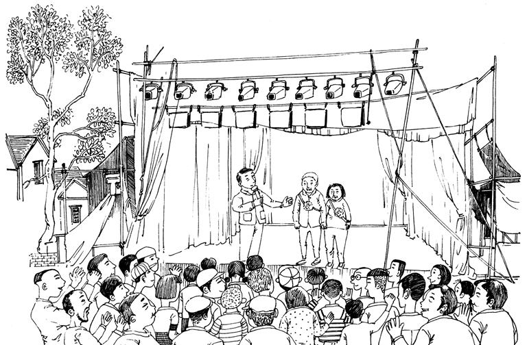 好戏演到家门口,大戏唱到家门口