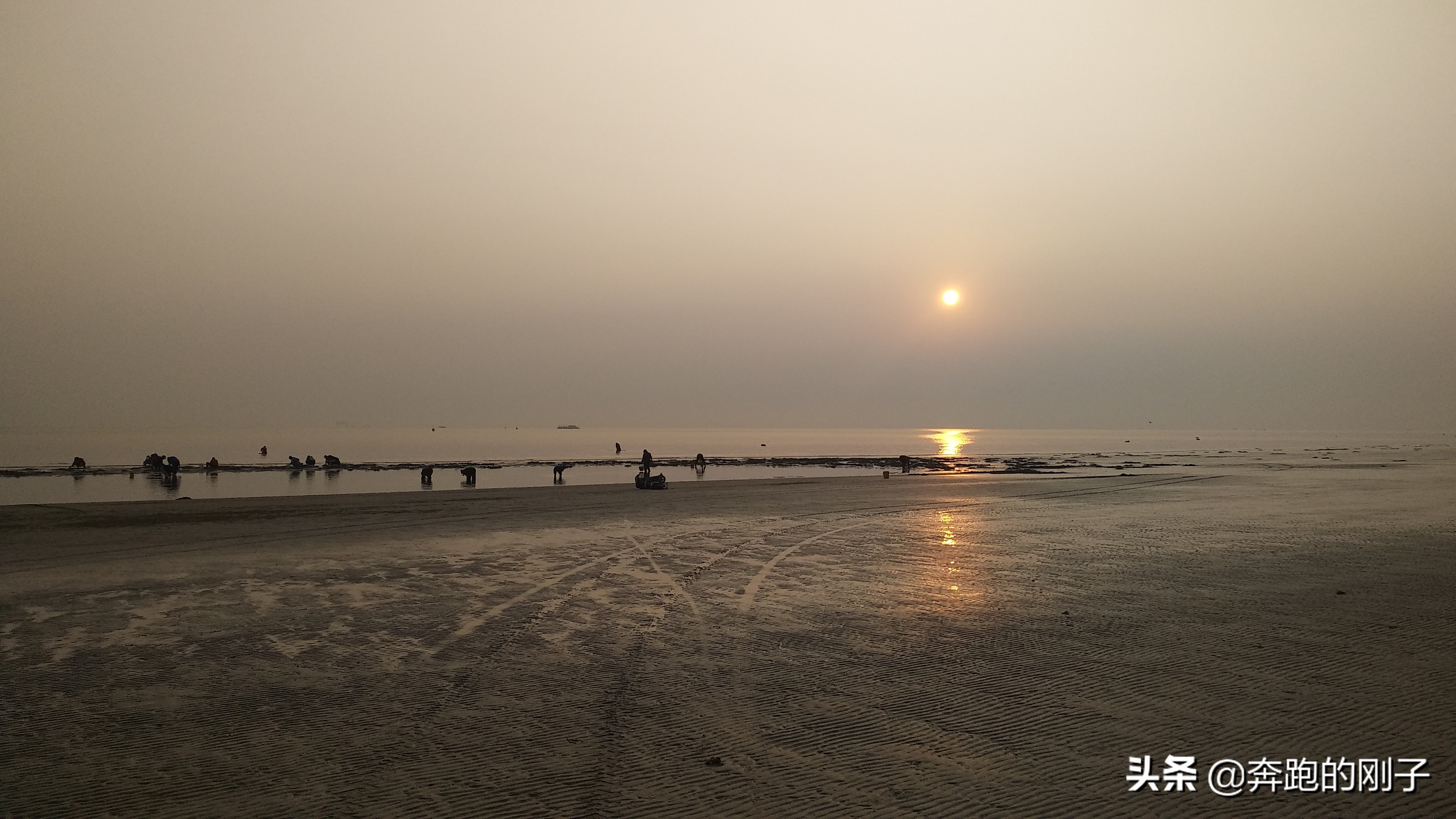 备战南京马拉松—10月19日打卡烟台大学,海边日出