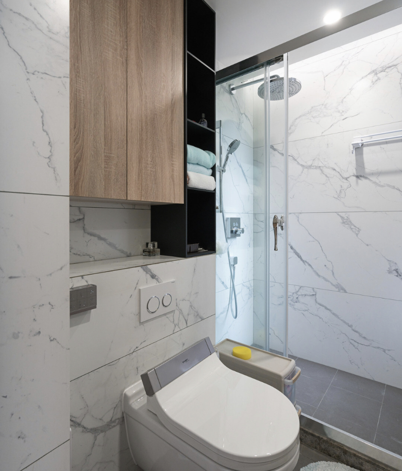 越来越多人卫生间这样布置真高级,卫生间装柜子和马桶注意事项