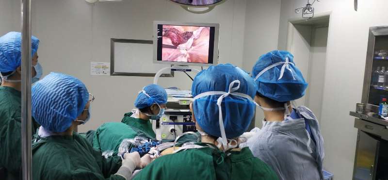 汉阴县中医医院妇产科开展首例腹腔镜下子宫全切术