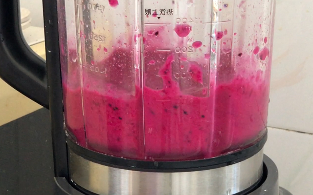 怎样自己制作火龙果冰激凌,火龙果怎么做冰淇淋