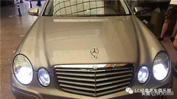 雪中的奔驰w211,向经典致敬奔驰w211