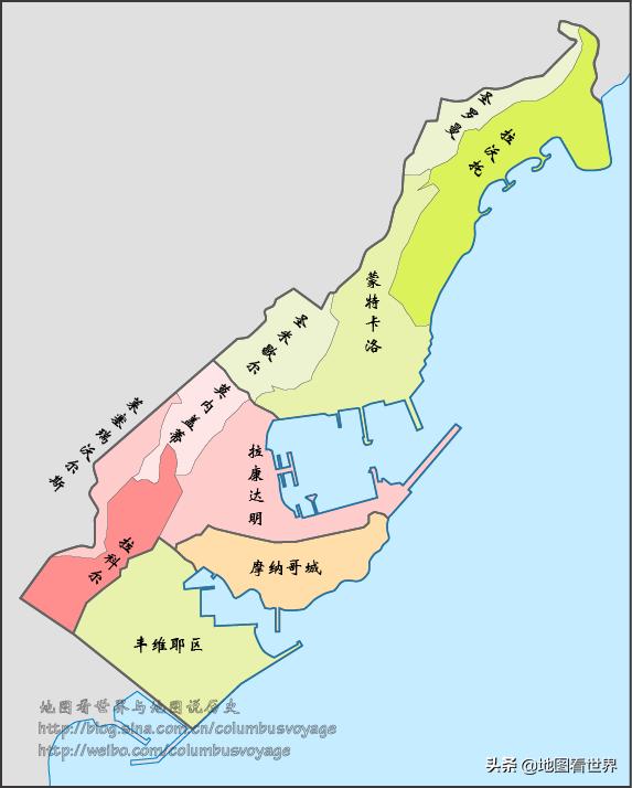 世界最富裕的国家摩纳哥,海岸线最短的国家摩纳哥