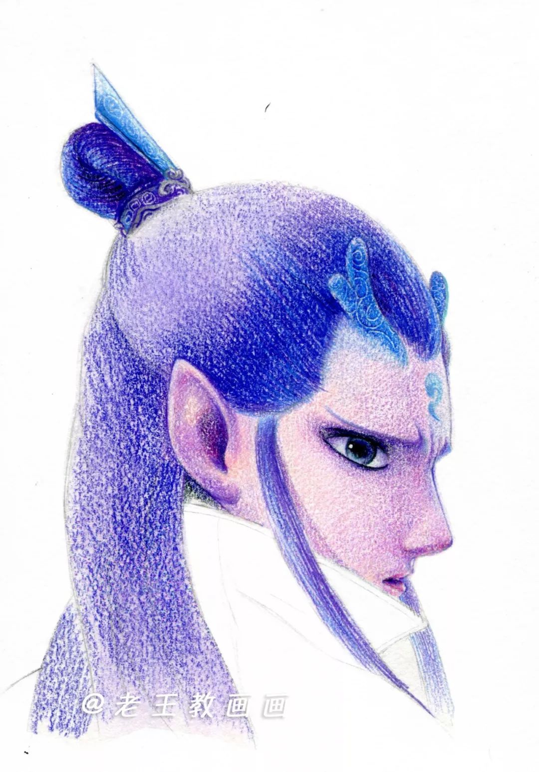 敖丙龙怎么画又帅气又好看,哪吒之魔童降世哪吒敖丙怎样画