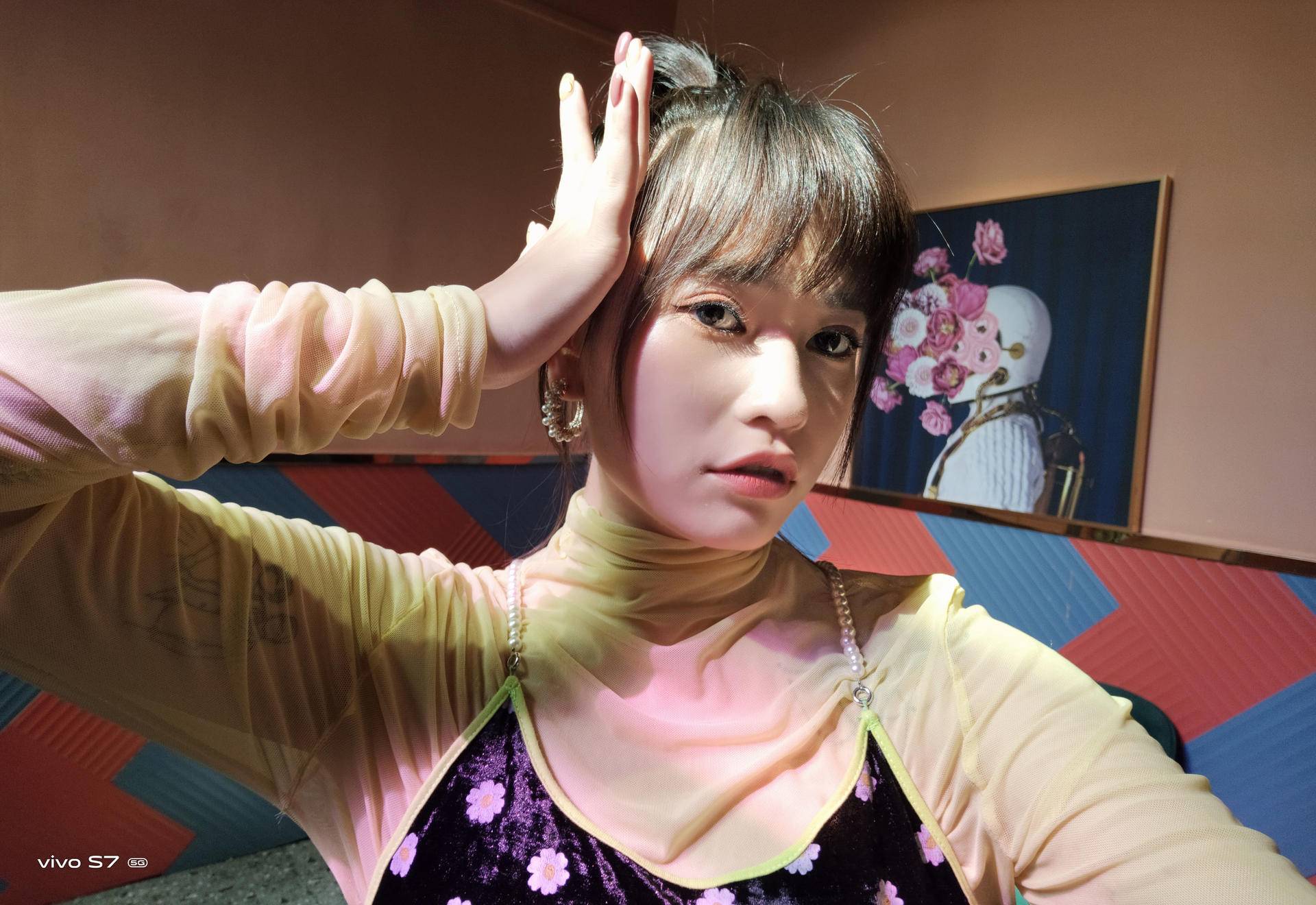 轻薄多彩的vivos7,轻薄自拍旗舰vivo