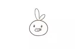 1-3岁简笔画入门小白兔,小白兔抱着胡萝卜简笔画怎么画