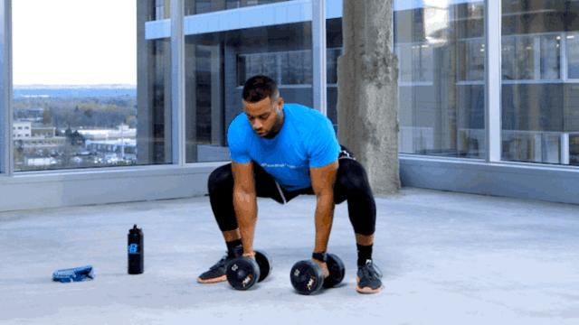 哑铃健身计划一周表男士增肌,瘦子增肌三分化训练计划哑铃