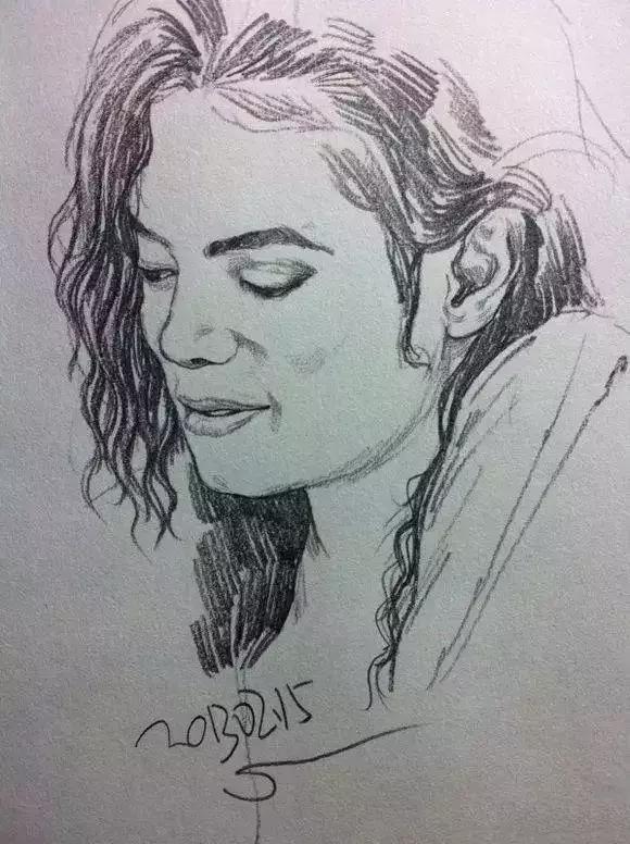 人物速写肖像画,速写是看一眼就能画出来的吗