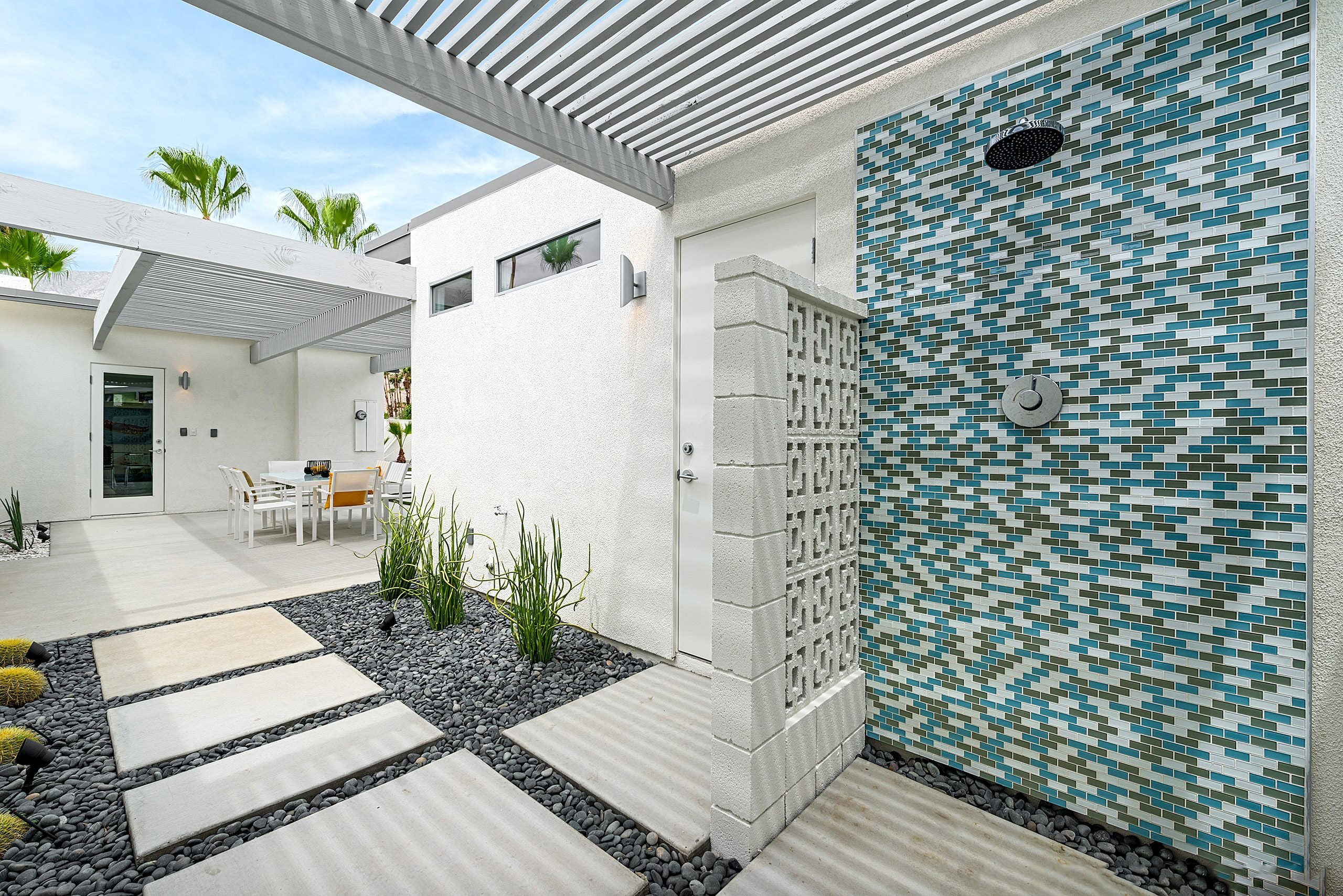 庭院石板如何铺,1.2米庭院路石板铺设效果图