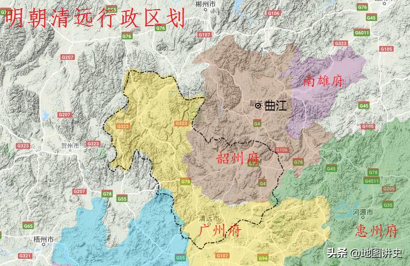 清远各个区的简介,广东清远行政区划