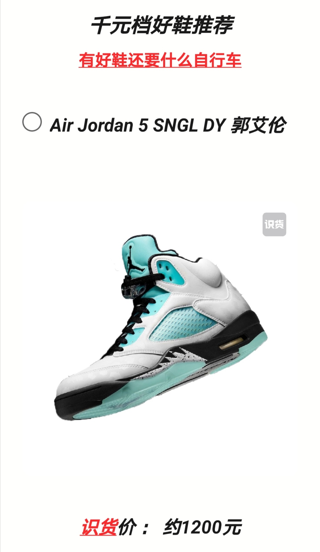 AirJordan5郭艾伦评测——是雪豹还是光棍？