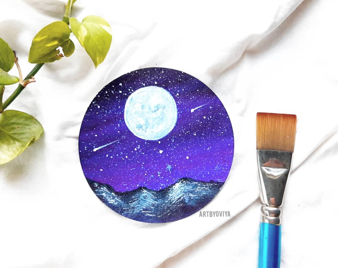 用固体水彩来写merrychristmas,水彩画作品卡通入门