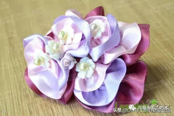 丝带做花带,做花带的教程