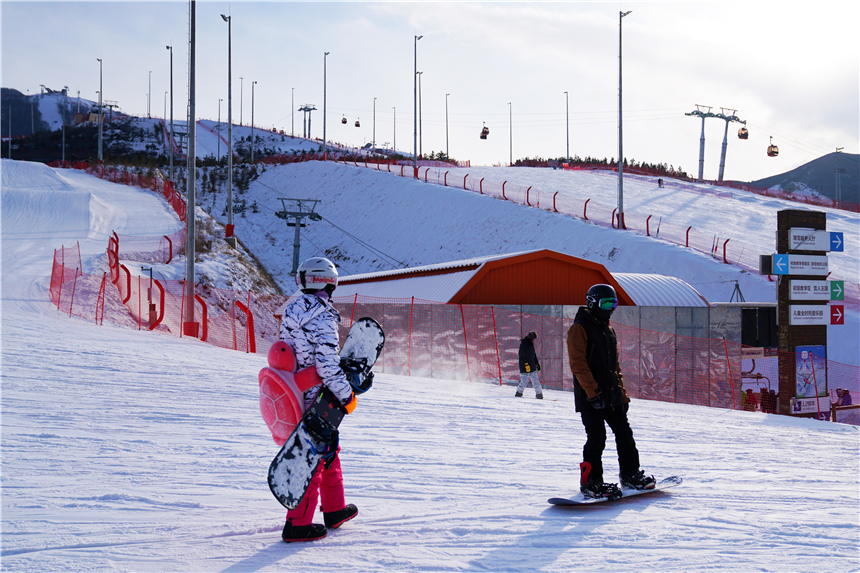 北京附近适合亲子游的滑雪场,崇礼太舞滑雪场滑雪单板