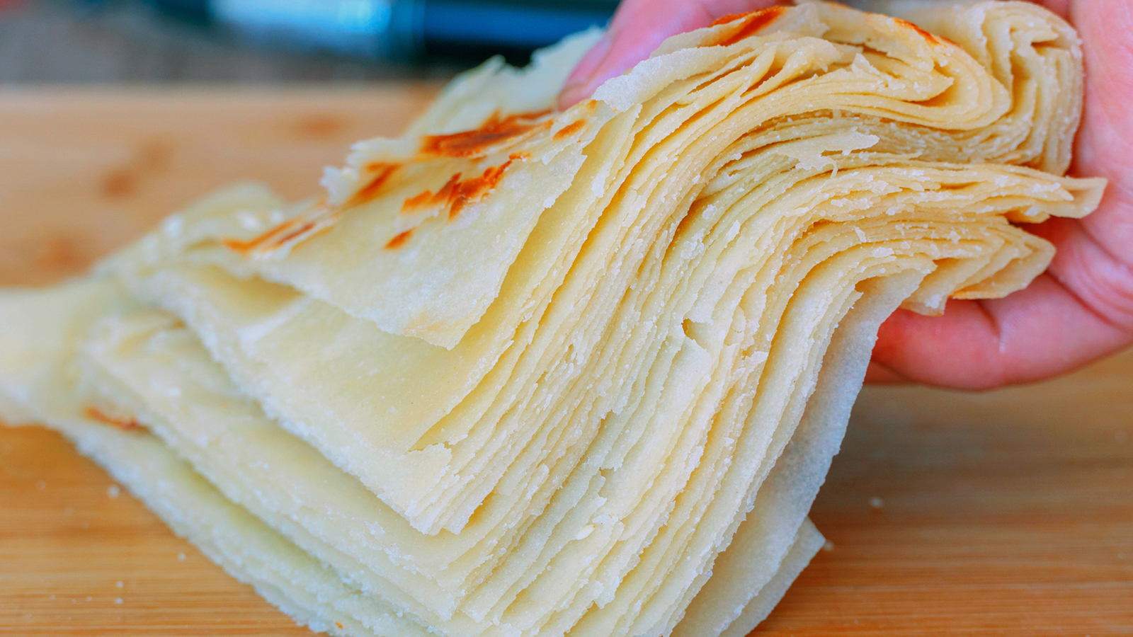 千层饼正宗做法与配方,千层饼这样做再也不用买早点了